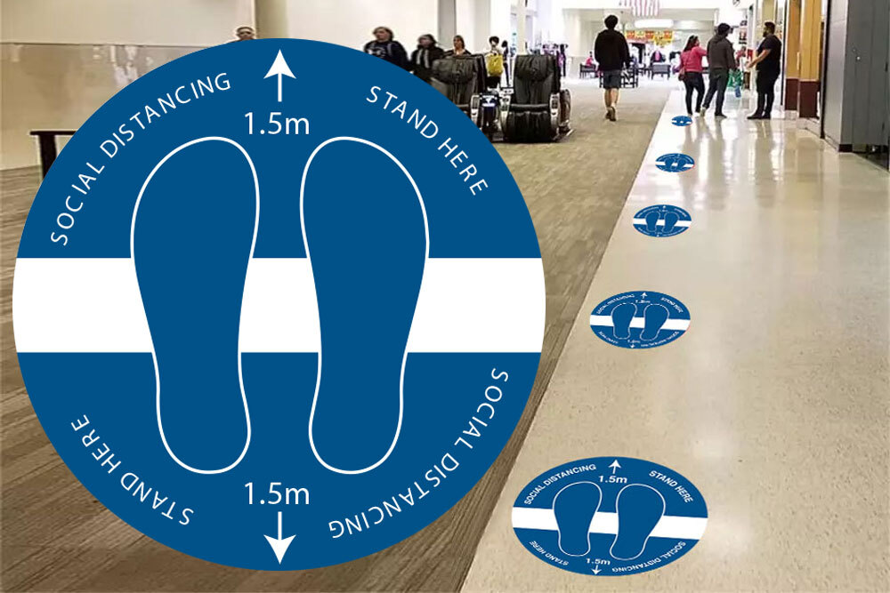 AntiSlip Floor Decal (10 Pack) Design 3