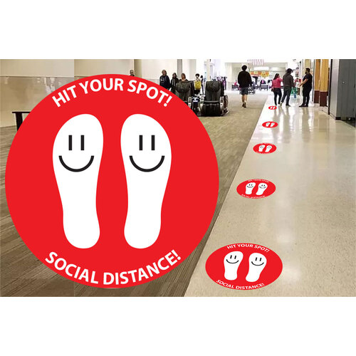 AntiSlip Floor Decal (10 Pack) Design 2