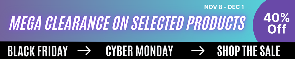 Black Friday → Cyber Monday Sale