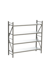 	GarageKing Freestanding Garage Shelving Unit - w/. 4 Levels per Unit : 1800 MM (W) x 2000 MM (H) x 500 MM (D)