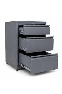 Under Bench Unit 3 Drawer: 900 MM (W) x 900 MM (H) x 450 MM (D) - Inc Levelling Feet & Corner Bracket