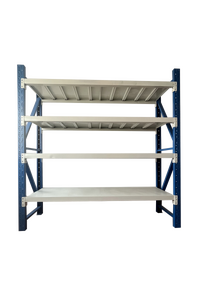 Garage Shelving Unit Freestanding : 2000 MM (W) x 2000 MM (H) x 600 MM (D) Heavy Duty