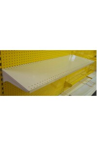 Shelf : 1200 MM (W) x 400 MM (D) - with Double Stiffener -WHITE